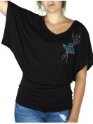 Chapeau Festif - T-shirt femme Manches Papillon