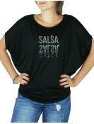 Salsa Miroir - T-shirt femme Manches Chauve Souris