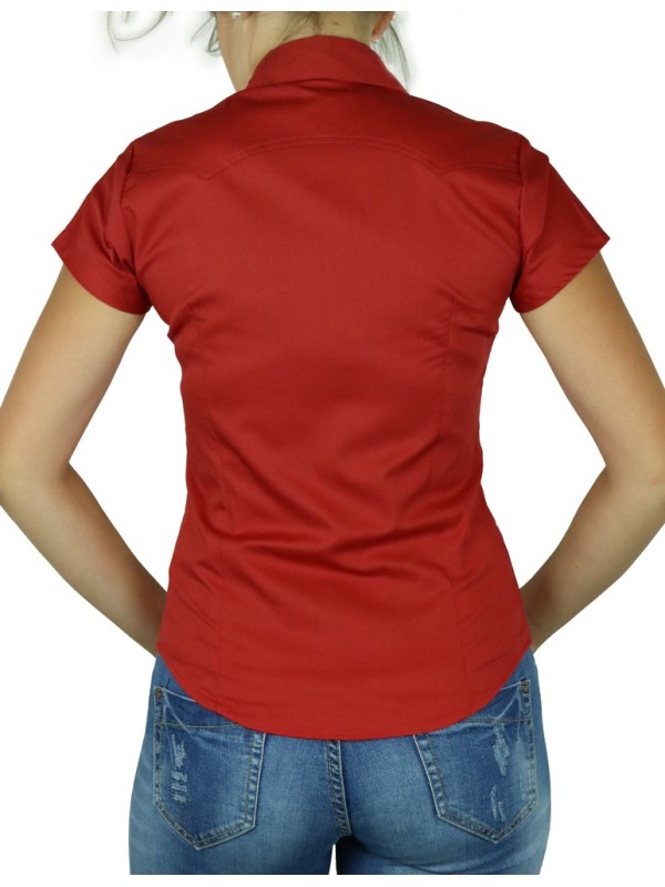 Chemise Femme Manches Courtes Unis