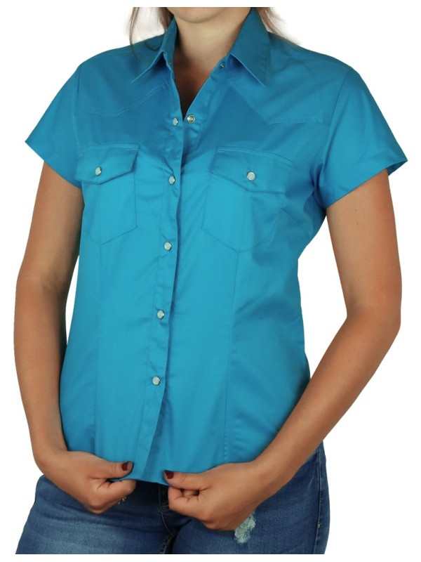 Chemise Femme Manches Courtes Unis