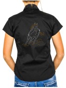 Cheval Au Galop - Chemise Femme Manches Courtes