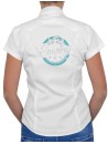 Macaron Country Turquoise - Chemise Femme Manches Courtes