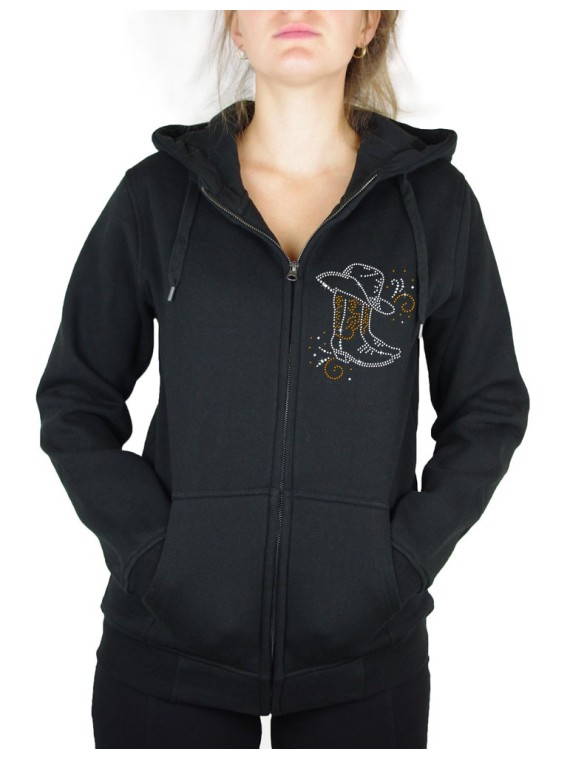 Bottes & Arabesques - Veste à capuche Femme