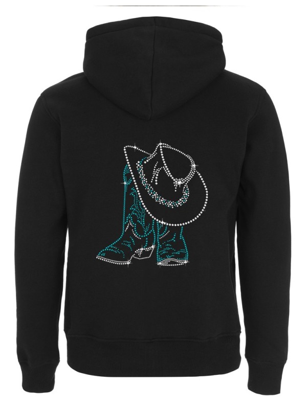 Santiags & Chapeau -Men's Hooded Jacket