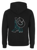 Santiags & Chapeau -Men's Hooded Jacket