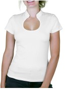 T-shirt femme Col Omega