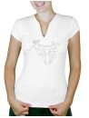 Danseurs - T-shirt femme Col V