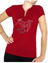 Danseurs Swing - Lindy hop - T-shirt femme Col V