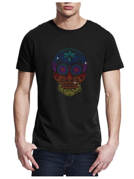 Tête de mort mexicaine-T-shirt homme