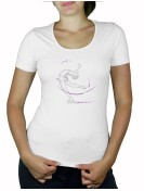 Patineuse - T-shirt femme col U