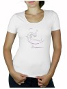 Patineuse - T-shirt femme col U