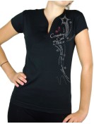 tee-shirt strass country line dance
