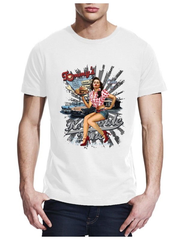 T-shirt homme pin up Tommy