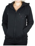 women's hoodie pattern rhinestone key floor