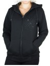 women's hoodie pattern rhinestone key floor