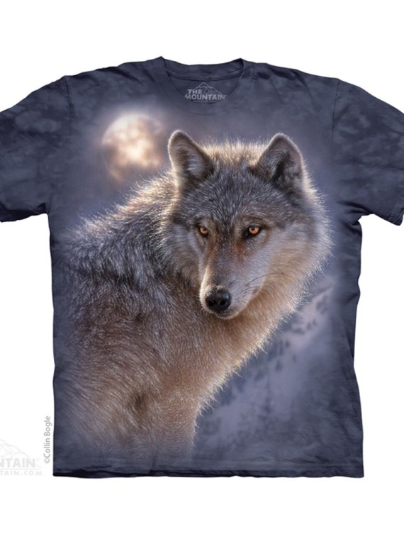 T-shirt wolf The mountain
